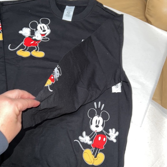 Disney UNISEX  Mickey Mouse Expressions Pullover Sweatshirt for Adults - Picture 8 of 15